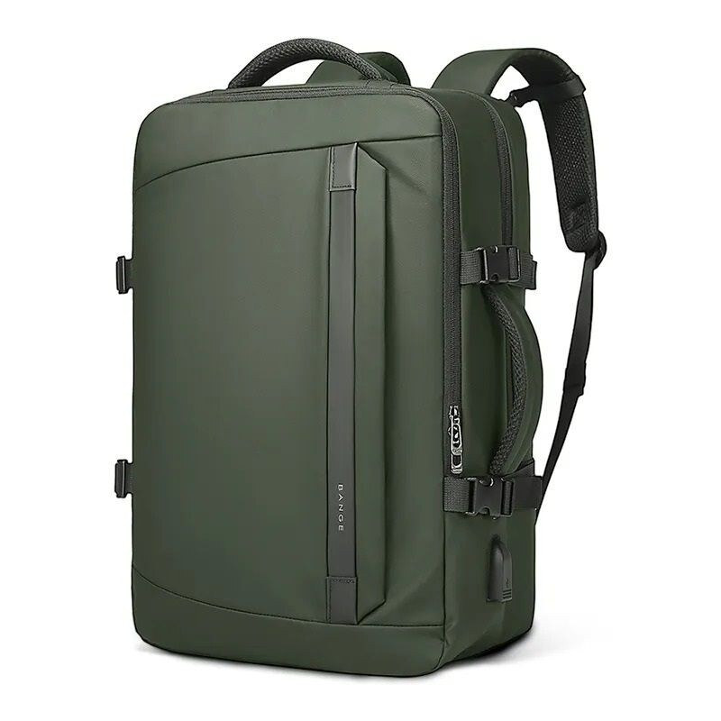 Bange cestovný batoh na notebook s USB Guntram Zelený 30L 65229486