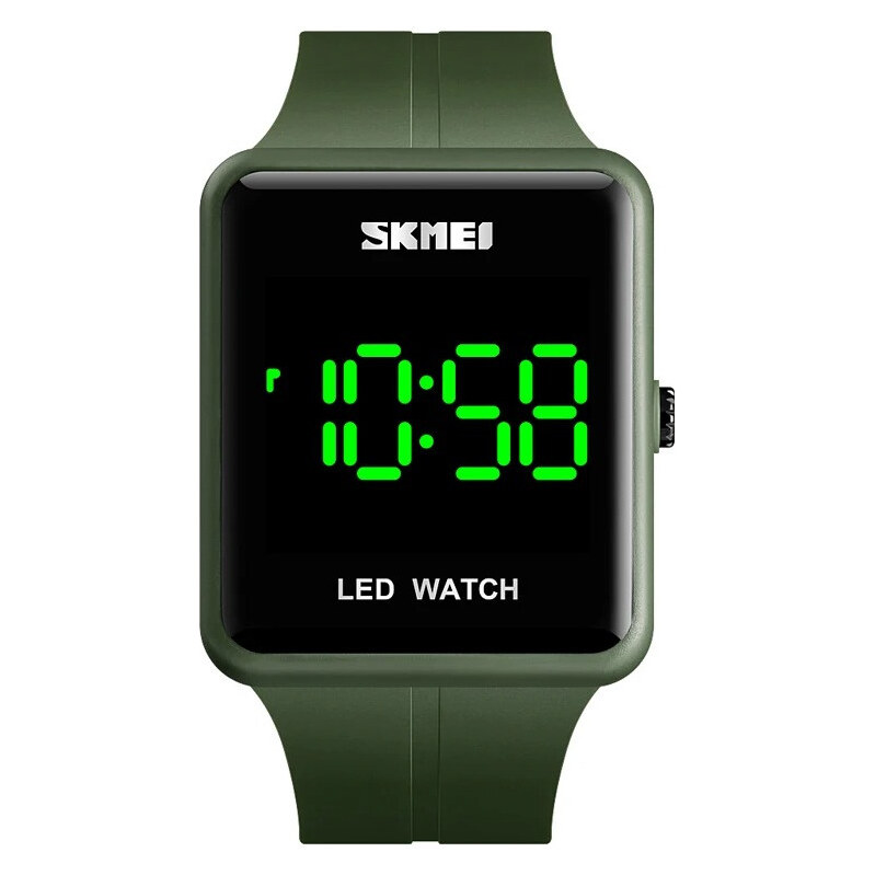 Skmei 1541 LED hodinky Green Fusion Zelené 65229607