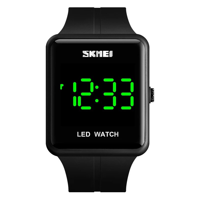 Skmei 1541 LED hodinky Green Fusion Čierne 65229609