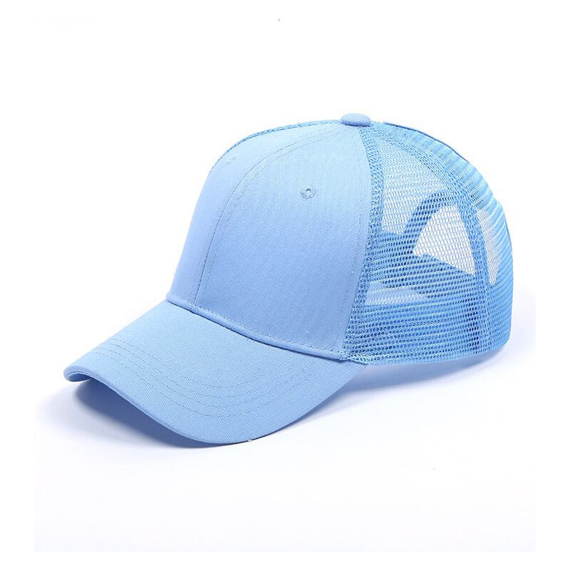 Lifestyle Dámska šiltovka na cop Svetlé modrá 65229644