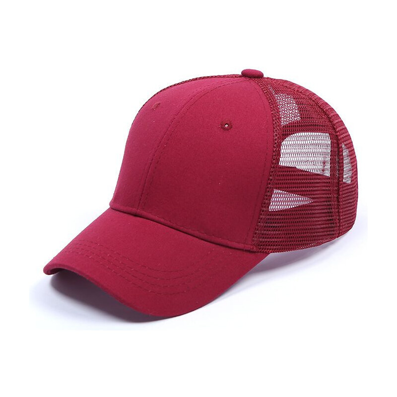 Lifestyle Dámska šiltovka na cop Bordová 65229643