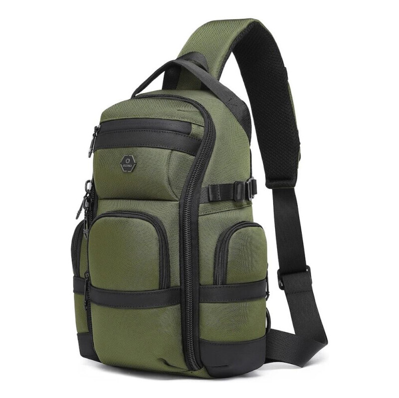 Ozuko pánsky batoh cez hruď Rahat Zelený 14L 65229695