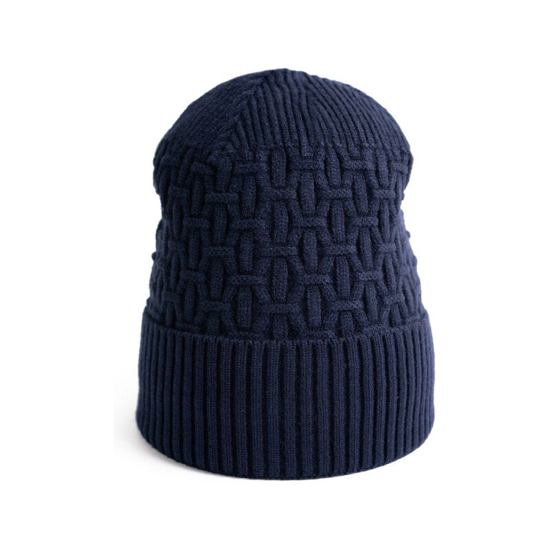 ArtOfPolo Pánska čiapka Beanie so vzorom Modrá 65229764