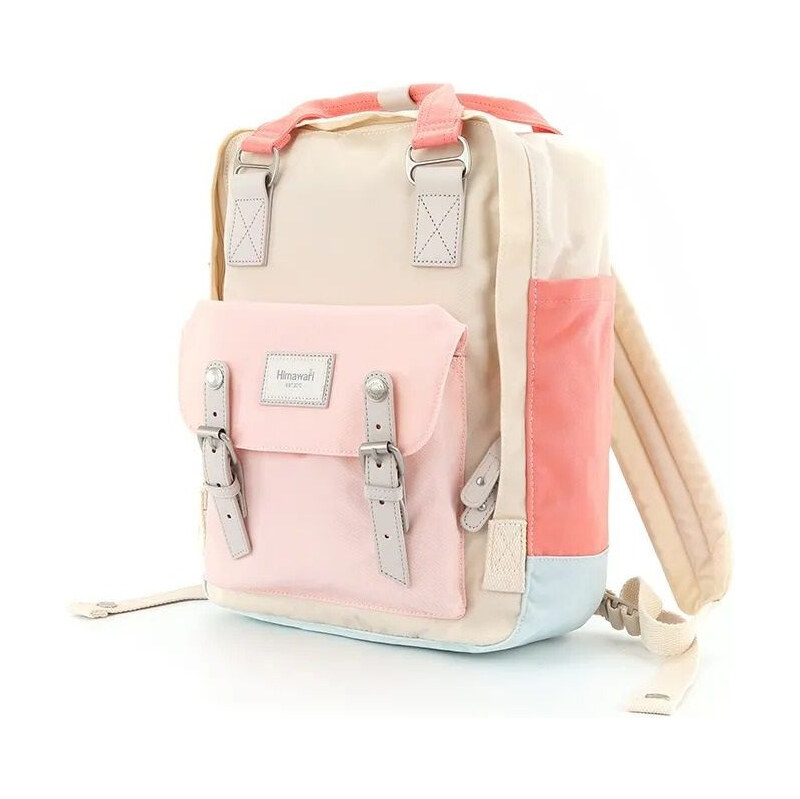 Himawari mestský batoh Buttercup Dillon Béžovo-ružový 17L 65229767