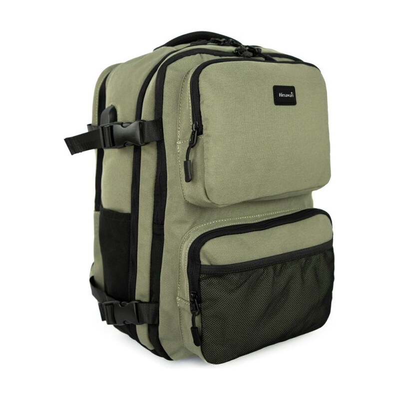 Himawari študentský športový batoh s USB Nestor Zelený 25L 65229785