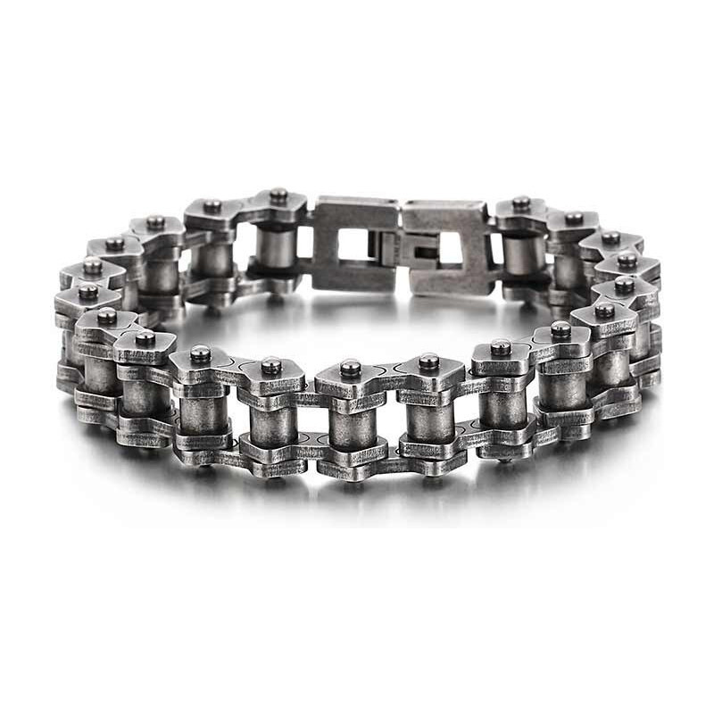 Impress Jewelry Náramok z chirurgickej ocele Moto Gangster Vintage 65229793