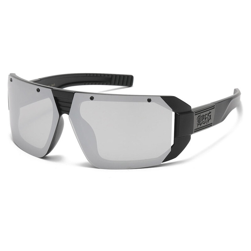 LOCS Tribalistic slnečné okuliare Strieborné zrkadlovky 65229835