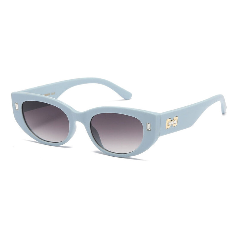 VG sunglasses VG Luxury dámske slnečné okuliare s kryštálmi Modré 65229859