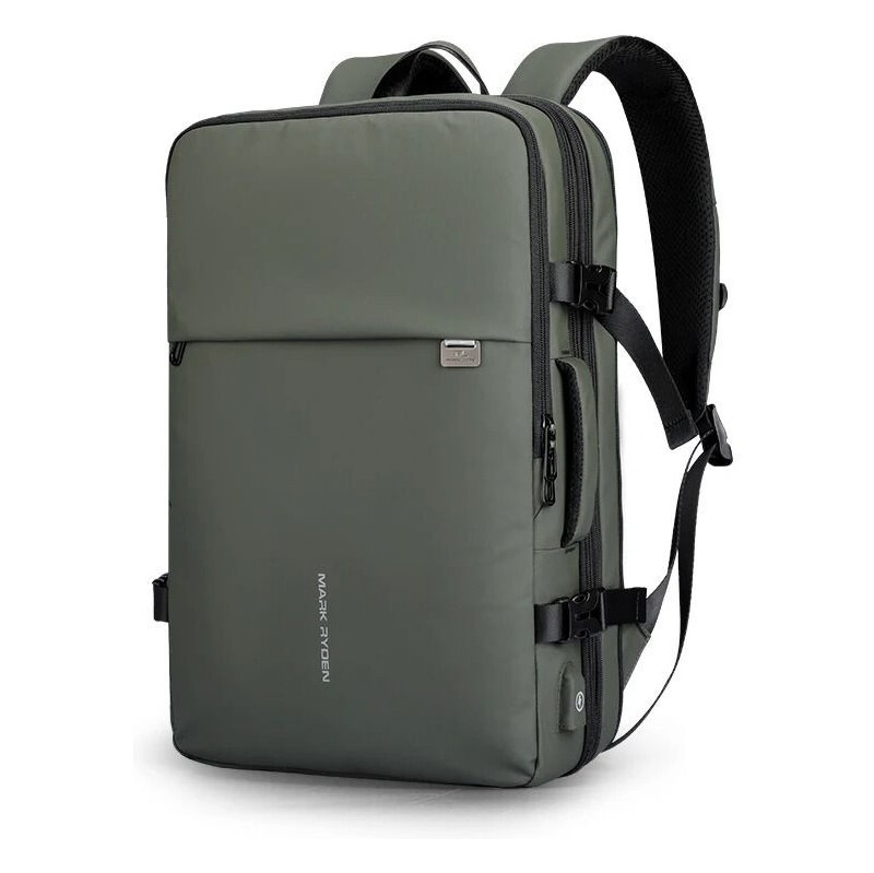 Mark Ryden multifunkčný batoh s USB Francois Zelený 40L 65229869