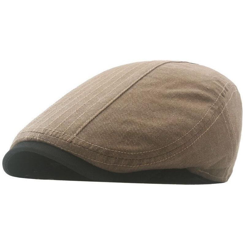 JAMONT Pánska plochá džínsová čiapka bekovka Toimi Hnedá 65229894