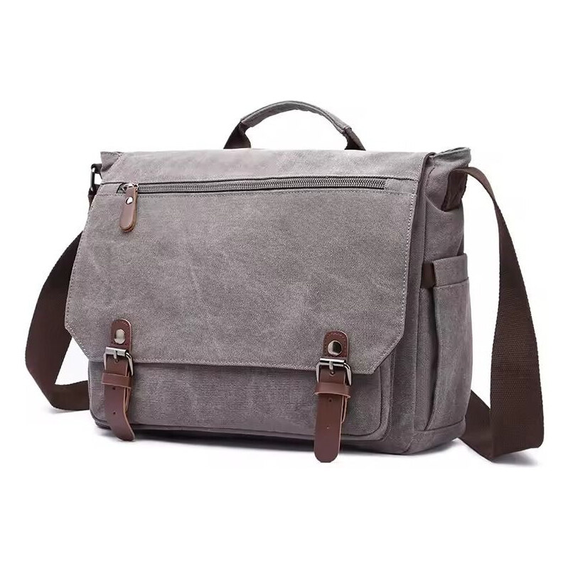 Canvasio pánska plátená taška Desmond Šedá 20L 65229917