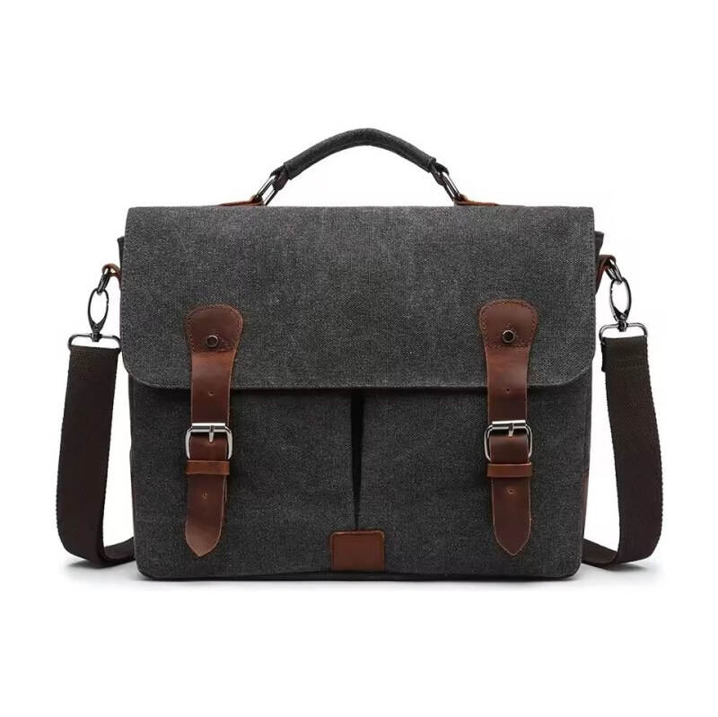 Canvasio plátená canvas taška Dolsine Čierna 11L 65229939