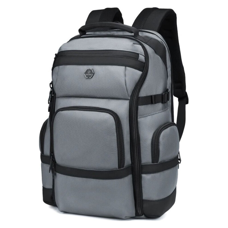 Ozuko športový batoh Netivot small Šedý 32L 65229953