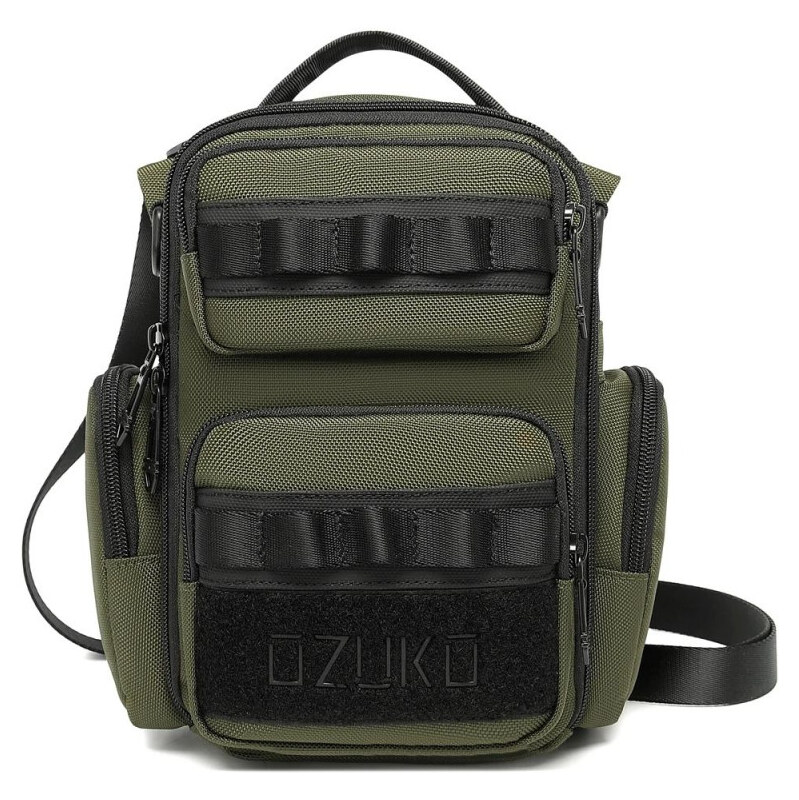 Ozuko crossbody taška aj ľadvinka na stehno Nešer Zelená 4.5L 65229957