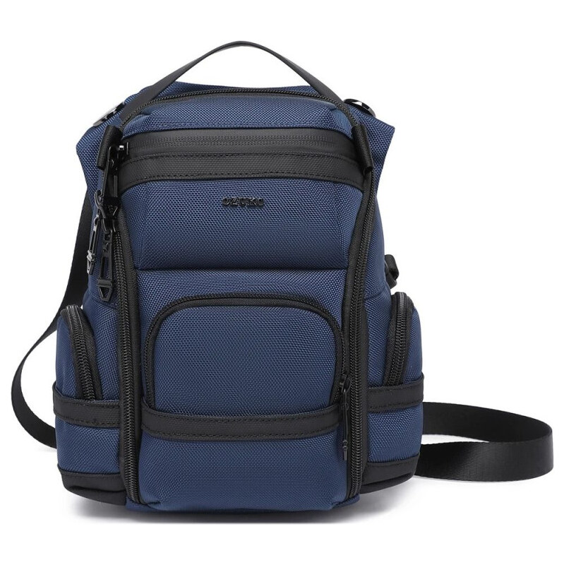Ozuko crossbody taška aj ľadvinka na stehno Netivot Modrá 4.5L 65229966