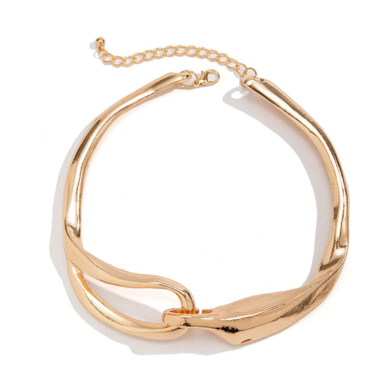 Lodestar Geometrický Choker náhrdelník Vertigo Zlatý 65229993