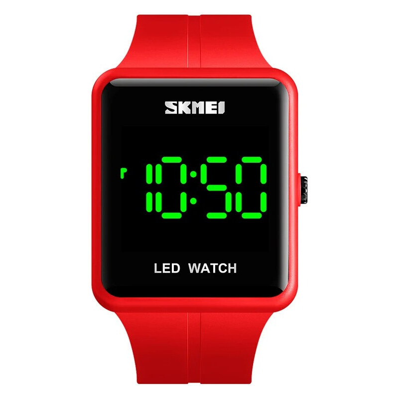 Skmei 1541 LED hodinky Green Fusion Červené 65230034