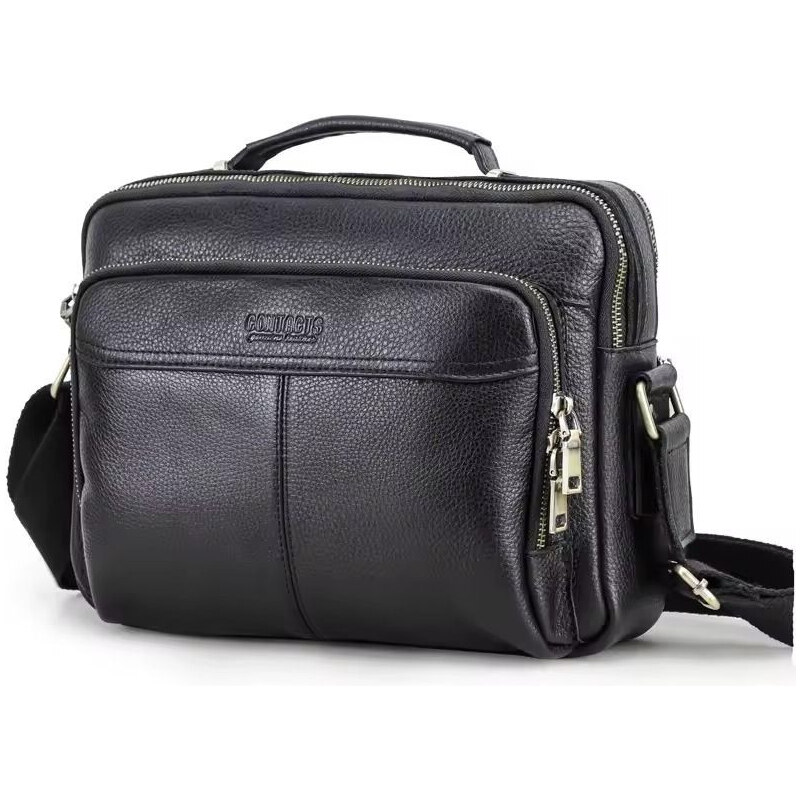 Contacts pánska kožená taška cez rameno Soto 7L 65230049