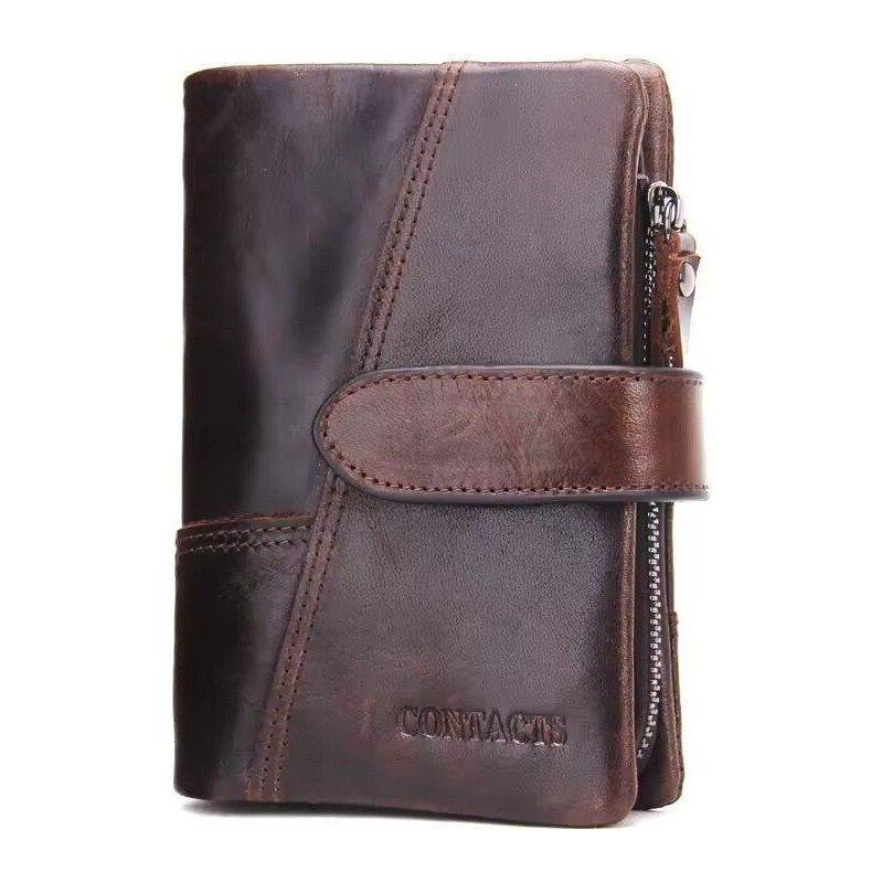 Contacts malá kožená peňaženka Alvear Hnedá 65230060