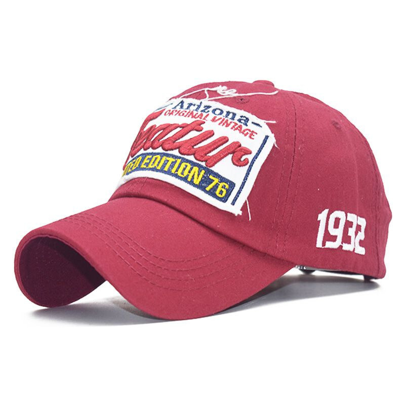 EDIKO Čiapka so šiltom Bavlnená Šiltovka Featur Červená 65230072