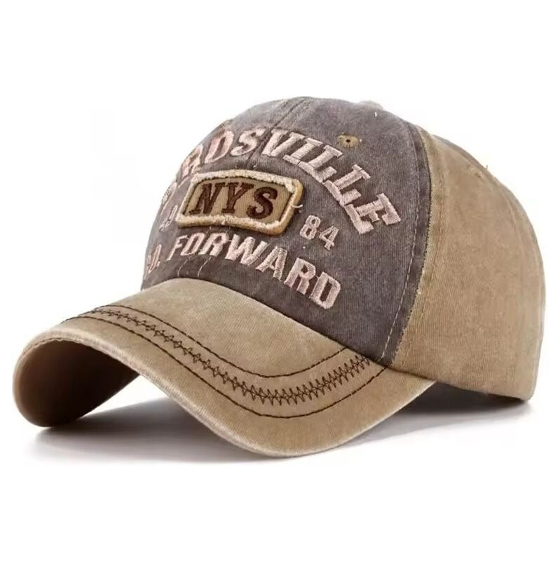 EDIKO Bavlnená Šiltovka so šiltom Brosville Hnedá 65230067