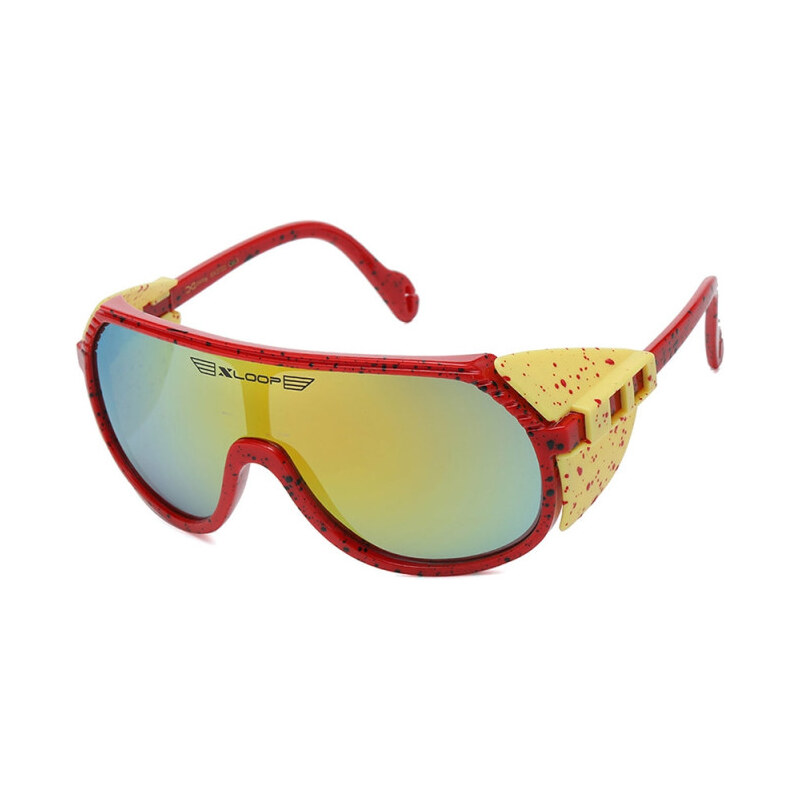X-LOOP Joyful shieldové slnečné okuliare Červené 65230121