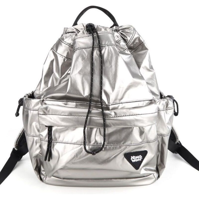 Himawari lesklý sťahovací batoh MimaWay Sivý 12L 65230132