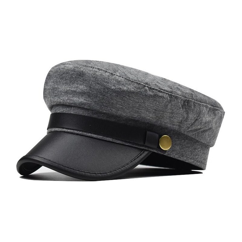 Lifestyle Dámska čiapka kapitánka bekovka Daman Šedá 65230146