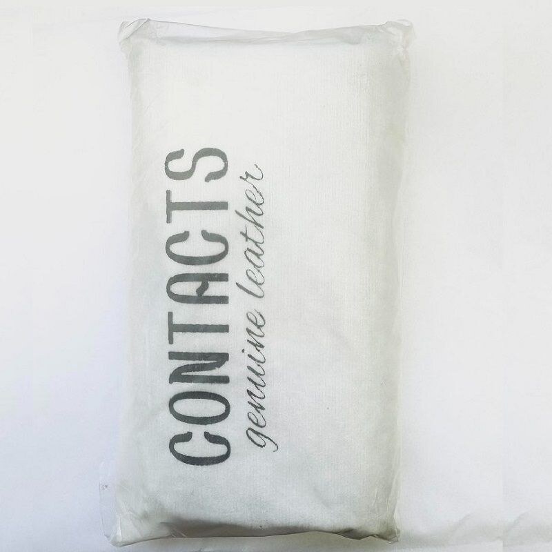 Contacts malá kožená peňaženka Karaman Čierna