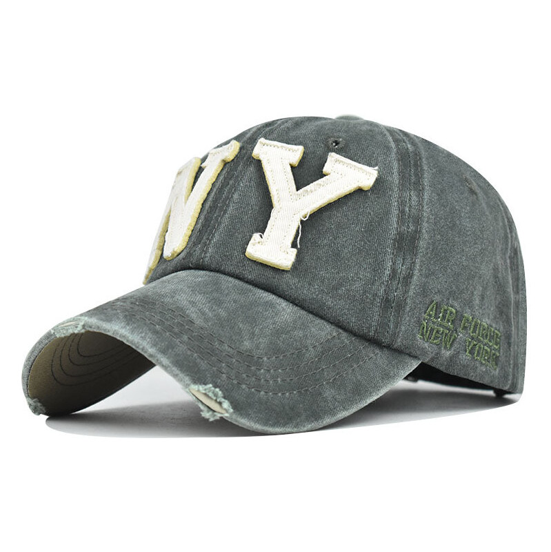 ANG-E šiltovka s nápisom NY Air Force Zelená 65230172