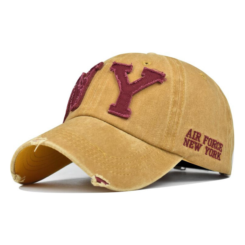 ANG-E šiltovka s nápisom NY Air Force Žltá 65230170