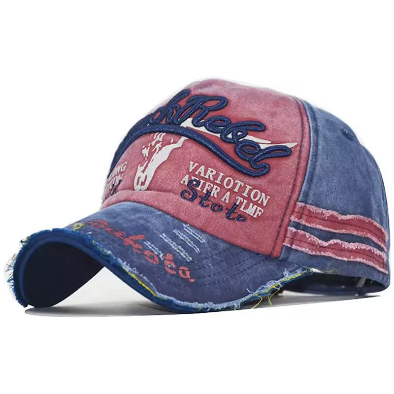 EDIKO Bavlnená Šiltovka Blackrebel Dakota Červená 65230173