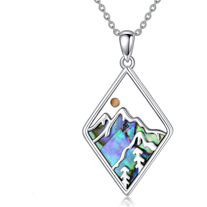 Titan Jewerly Dámsky náhrdelník z chirurgickej ocele Perleťové údolie 65230216