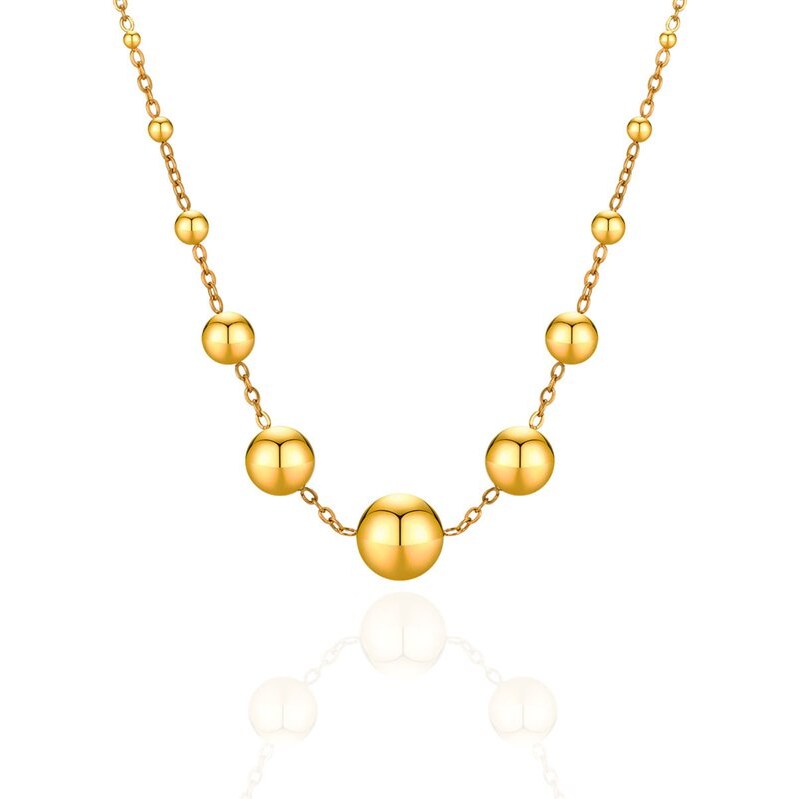 Titan Jewerly Dámsky náhrdelník z chirurgickej ocele Leanne Zlatý 65230215