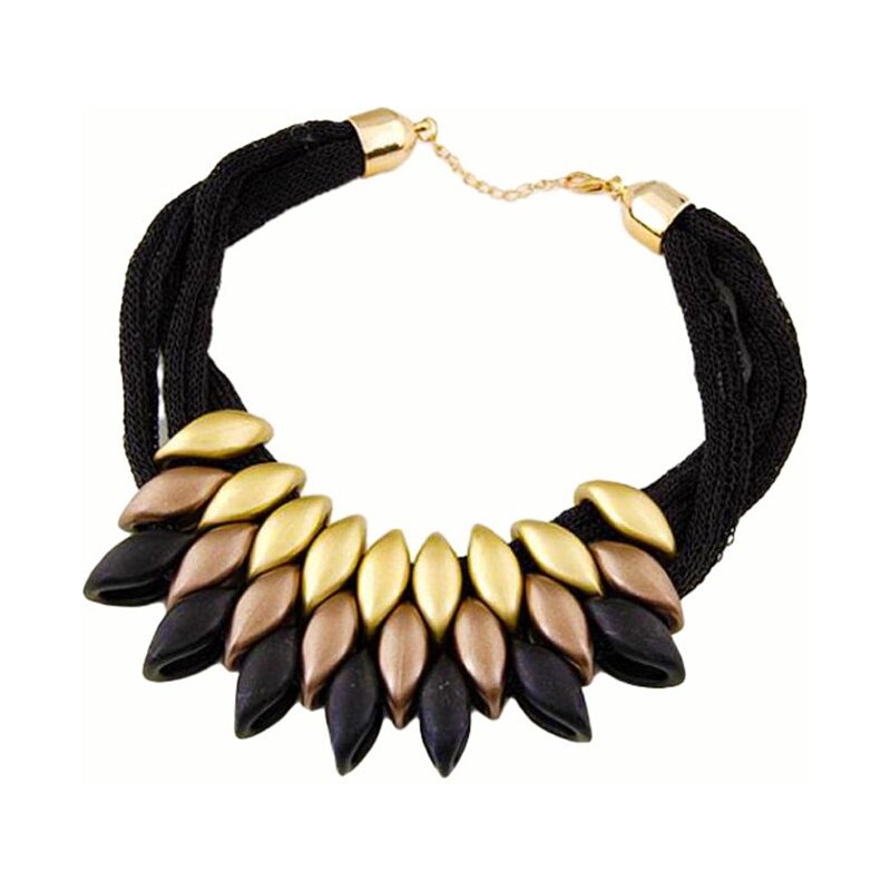 Lodestar Masívny geometrický náhrdelník Francesca Trikolor 65230222