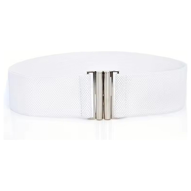 Lifestyle Dámsky opasok na šaty s prackou Cummer Biely - strieborný 65230240