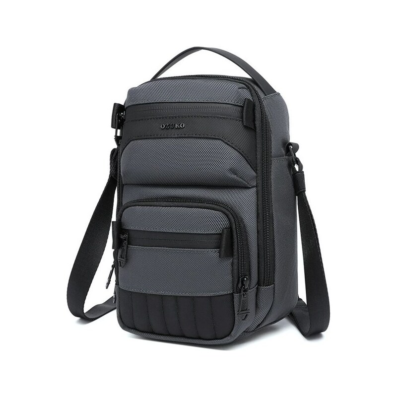 Ozuko crossbody taška cez rameno Castries Šedá 5L 65230265