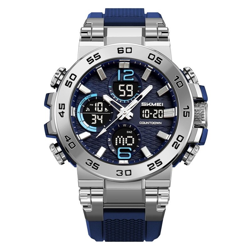 Skmei 2499 pánske duálne hodinky Megatron Modré 65230284