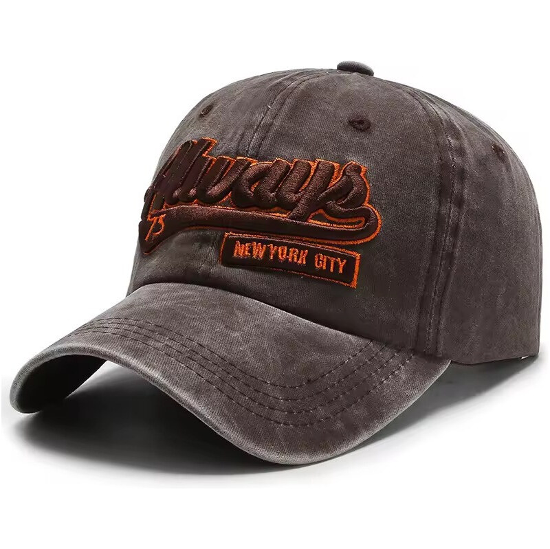 EDIKO ANG-E Bavlnená Šiltovka Always New York Hnedá 65230288