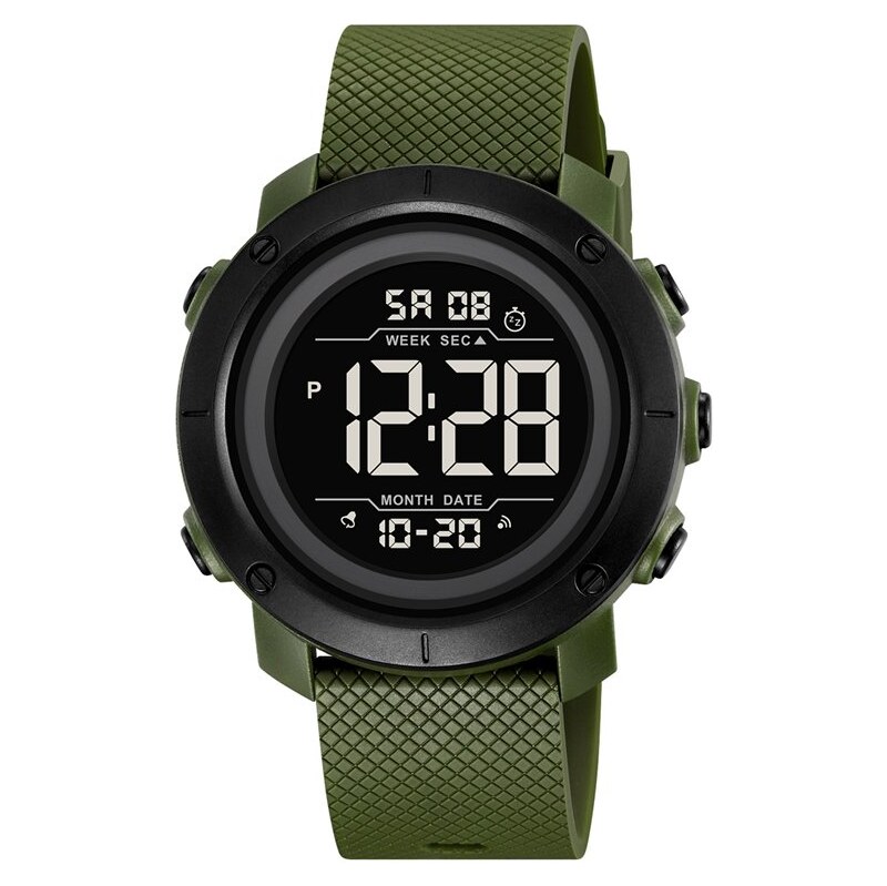 SKMEI 2497 digitálne hodinky Stalwart Zelené 65230303