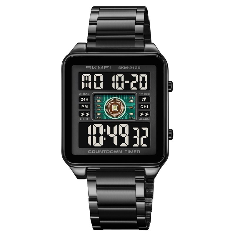 SKMEI 2136 digitálne hodinky Matrix Čierne 65230312