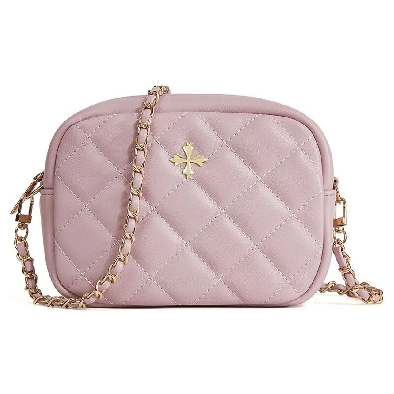 Baellerry malá prešívaná kabelka Kená Ružová 65230319