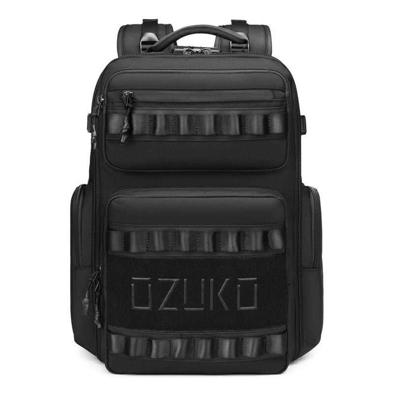 Ozuko batoh NEŠER so zámkom Large Čierny 35L 65230332