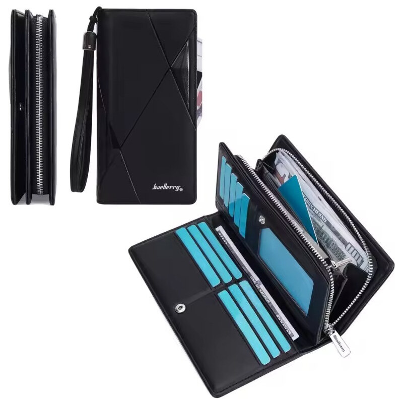 Baellerry dlhá peňaženka s pútkom Carter Čierna