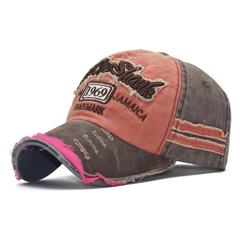 EDIKO Bavlnená Šiltovka RockShanle JAMAICA Oranžová 65230433