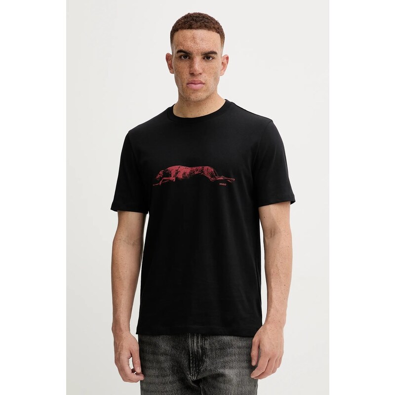 Bavlnené tričko HUGO Didug 65234027