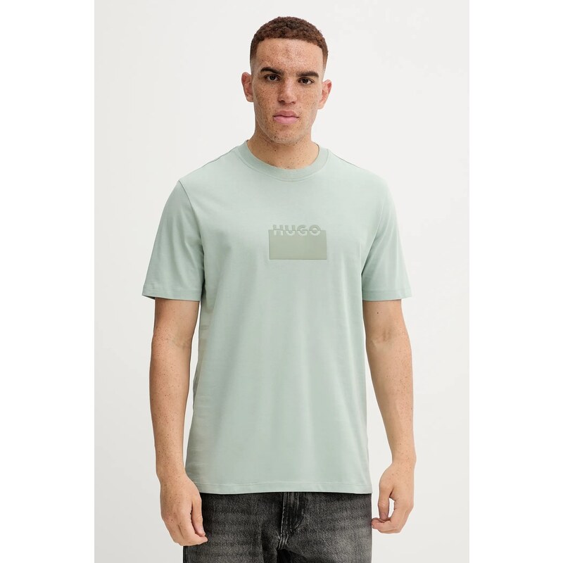 Bavlnené tričko HUGO Delastio 65234017