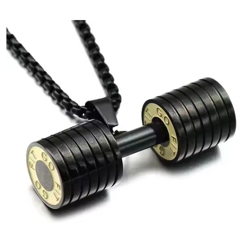 Impress Jewelry Prívesok z chirurgickej ocele Činka Go Fit Čierna 65230455