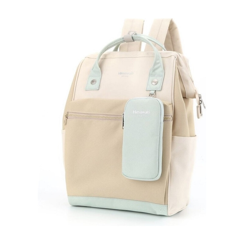 Himawari dámsky batoh s vreckom Samal Béžový 21L 65230460