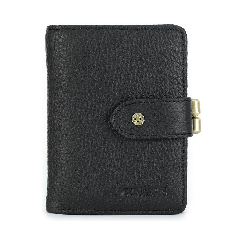 Contacts malá kožená peňaženka Vevey Čierna 65230467